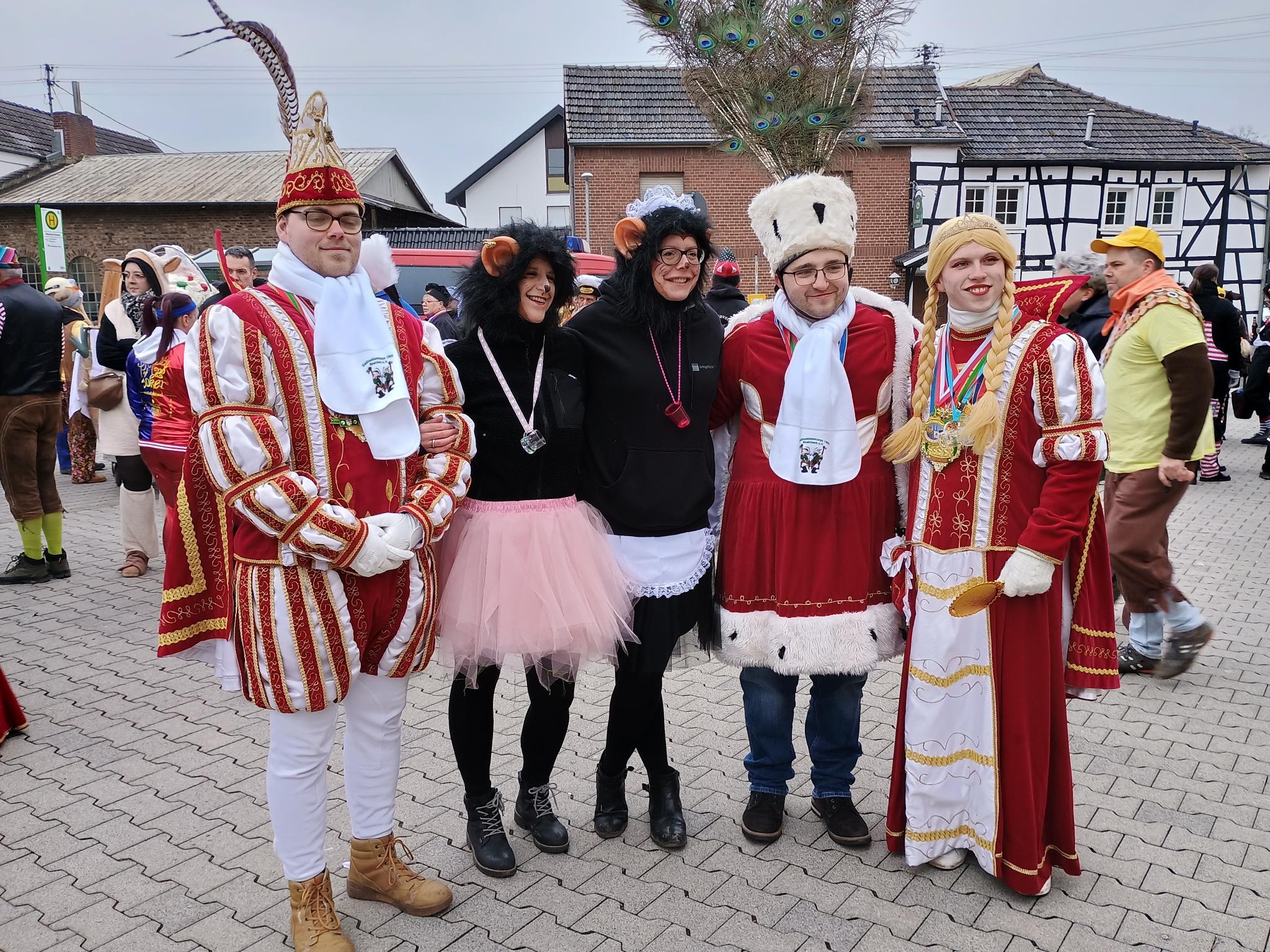 Gute Laune im Niederdreeser Karnevalszug